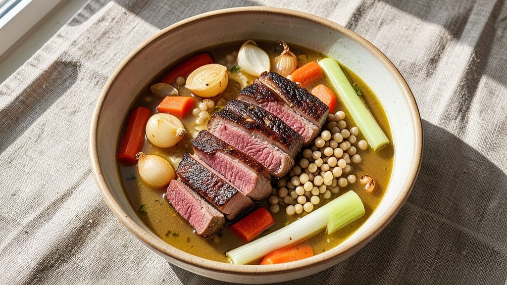 Beef Barley Soup Recipe Ingredients: Hearty Winter Comfort With Chewy Barley Bites