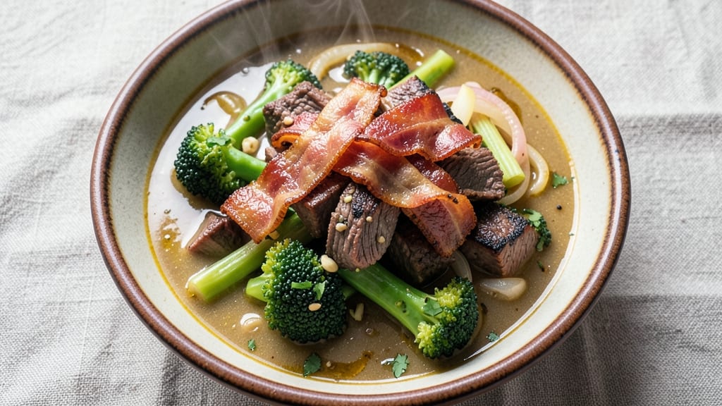 Beef House Broccoli Soup Recipe: Smoky Bacon and Celery Crown Crunch in 30 Minutes