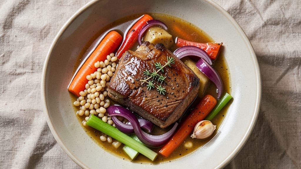 Beef Barley Soup Pressure Cooker Recipe: 30-Minute Hearty Richness