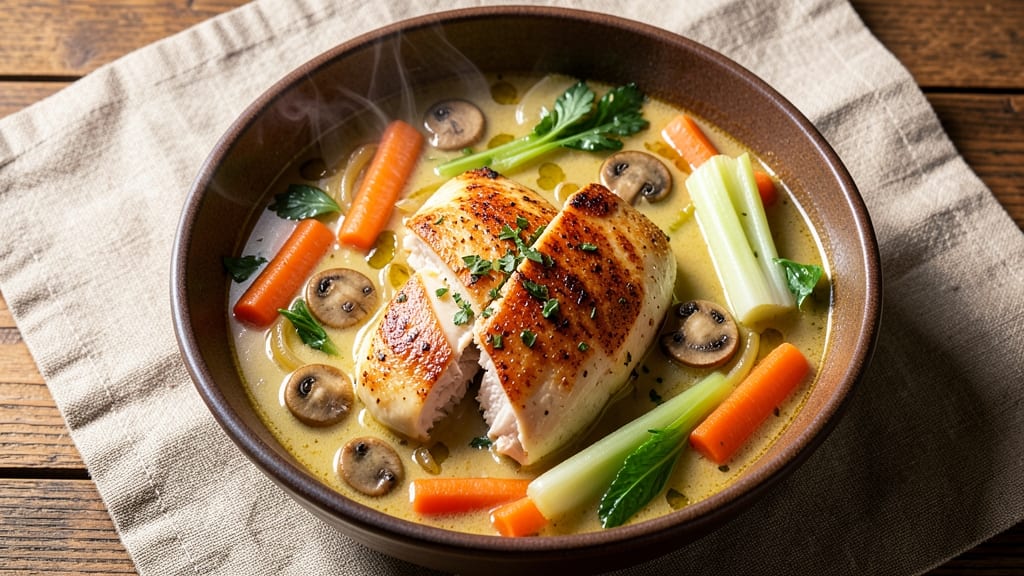 Big Soup Recipe: Slow-Simmered Celery Crown Crunch