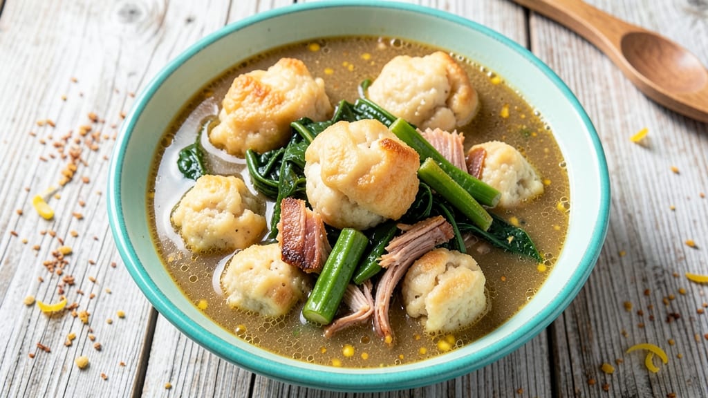 Bahamian Dumplings Soup Recipe: Spiced Cornmeal Bites in Savory Broth