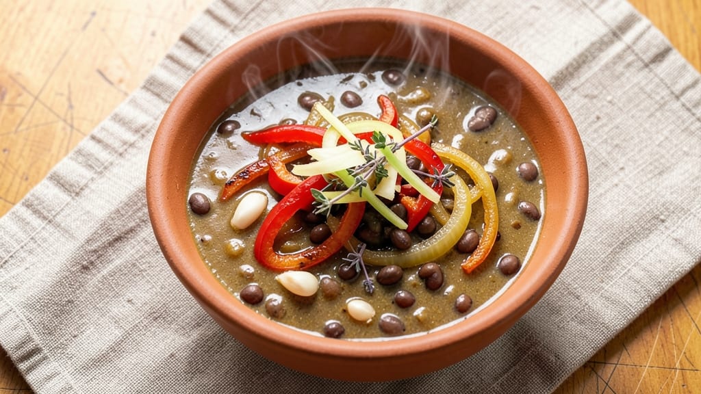 African Bean Soup Recipe: West African-Inspired Spice and Celery Crown Crunch