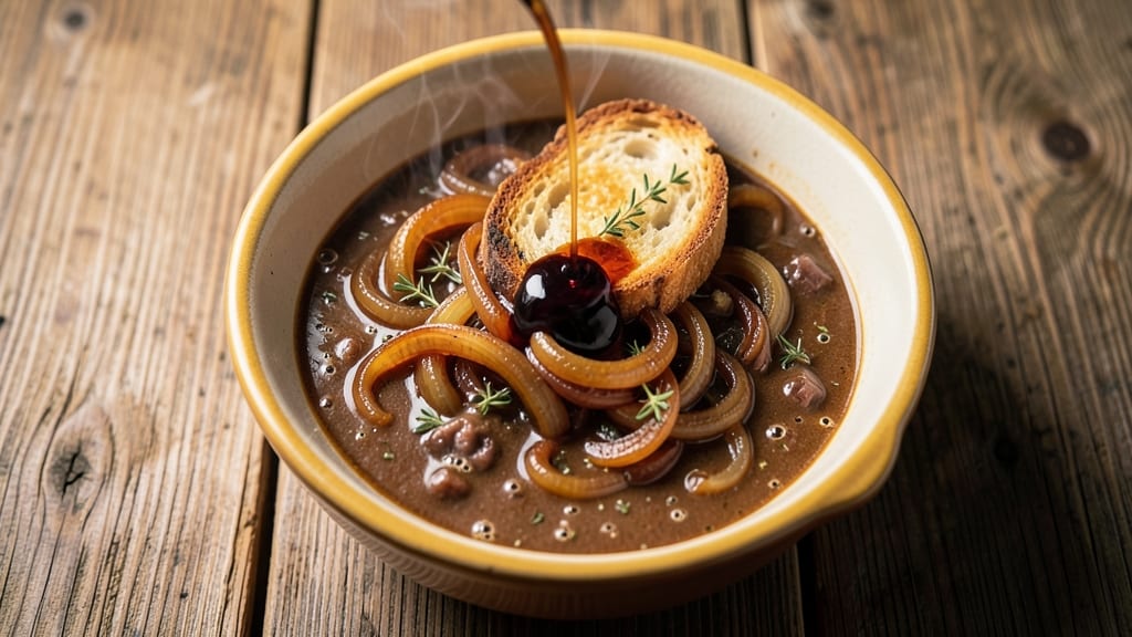 Ale House French Onion Soup Recipe: Slow-Caramelized Onions with Gruyère Cloud