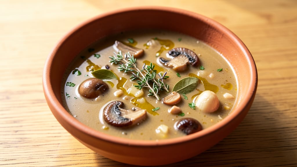 Authentic Polish Mushroom Soup Recipe: Smoky Bay Leaf and Marjoram Depth