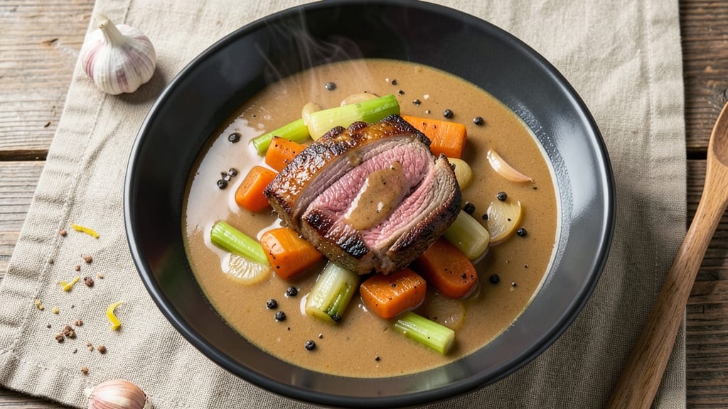 Arizona Steakhouse Prime Rib Soup Recipe: Slow-Simmered Beef and Celery Crown Crunch
