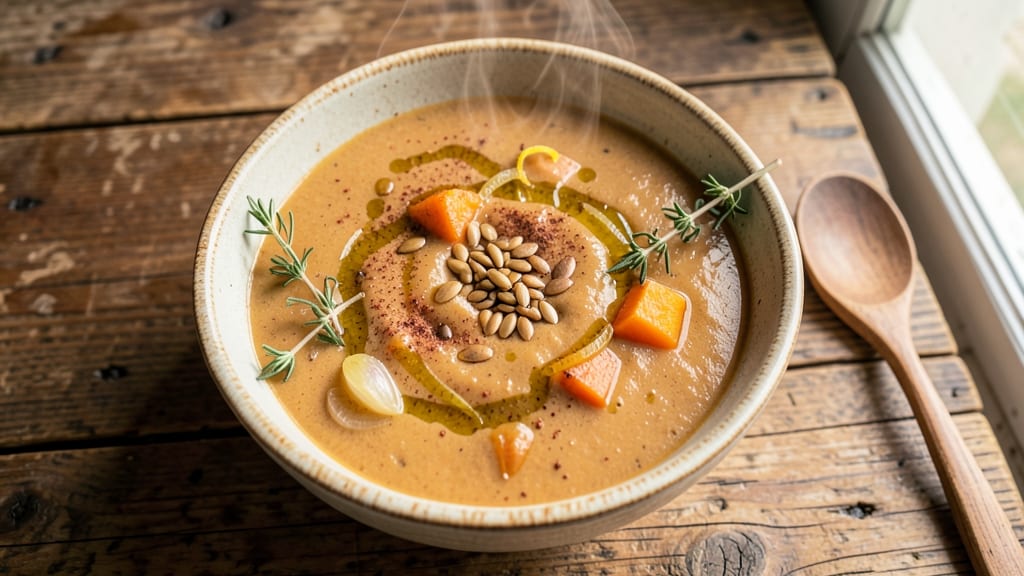 Air Fryer Butternut Squash Soup Recipe: Silky Smoothness With Toasted Spice Crunch
