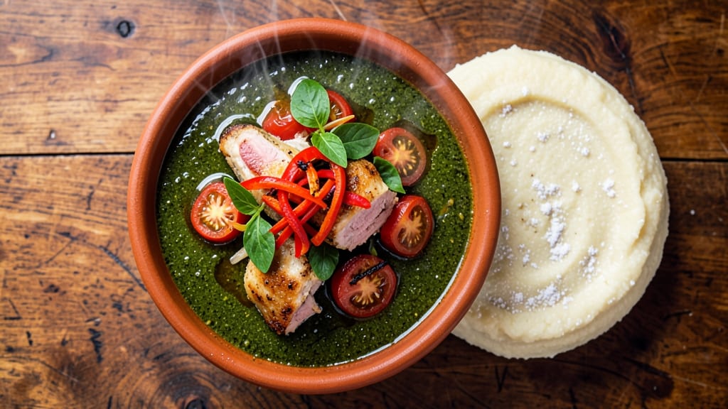African Egusi Soup and Fufu Recipe: Nutty Seed Stew With Hand-Sculpted Dough