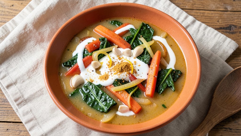 Anti-Inflammatory Vegetable Soup Recipe: Turmeric-Ginger Immune-Boosting Elixir