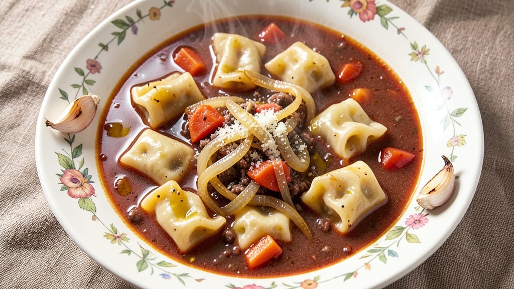 Beef Broth Tortellini Soup Recipe: Umami-Rich Bites in Hearty Tomato Broth