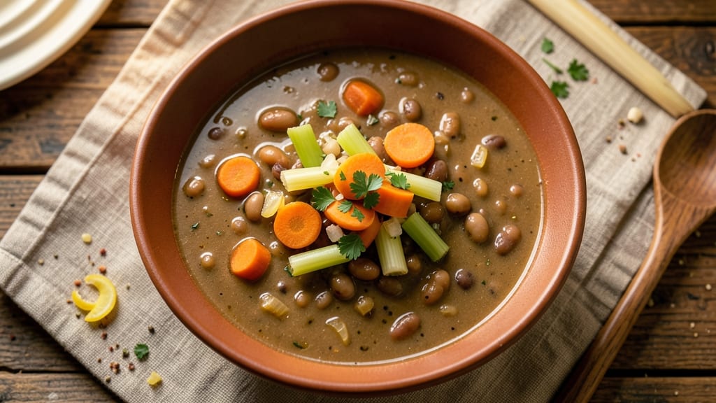 America's Test Kitchen Navy Bean Soup Recipe: Crispy Celery Crowns Over Silky Herb Velout