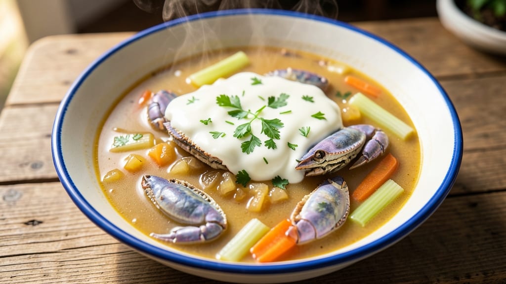 Award Winning Maryland Crab Soup Recipe: Blue Crab-Infused Luxury in One Pot