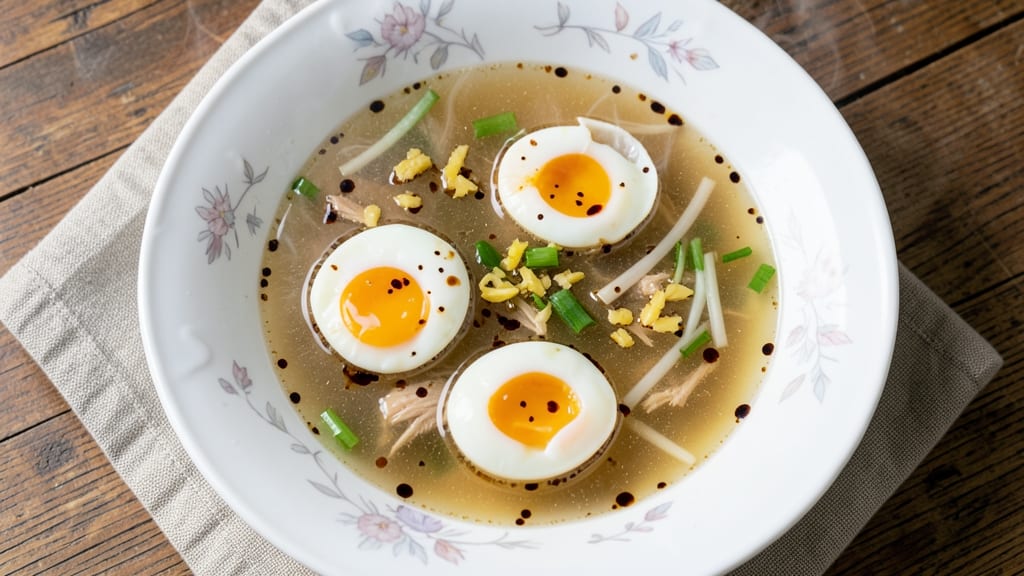 Molly Yeh's Egg Drop Soup Recipe: Silky Broth with Perfectly Swirled Ribbons