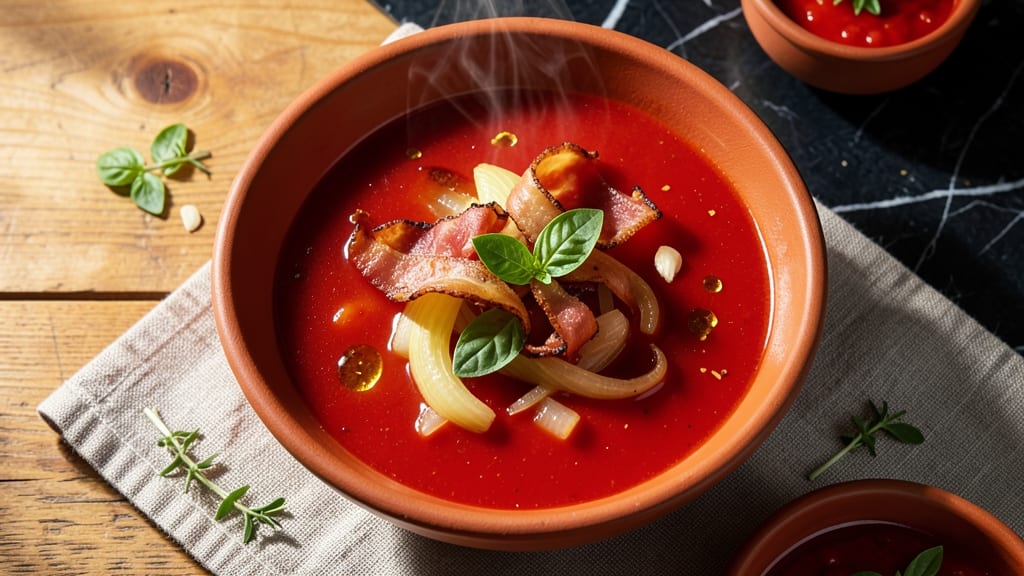 Authentic Italian Tomato Soup Recipe: Simmered San Marzano Sweetness With Basil Brightness