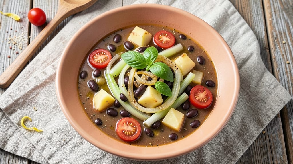 Black Bean Minestrone Soup Recipe: Hearty Veggie-Packed Comfort in One Pot