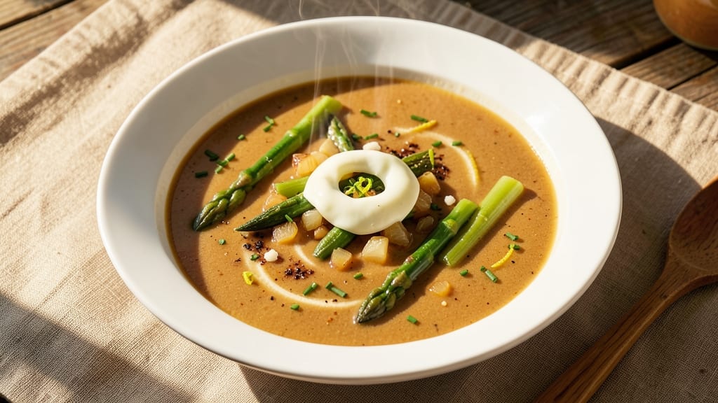 Best Cream of Asparagus Soup Recipe Ever: Ultra-Smooth Velouté With Fresh Herb Finish
