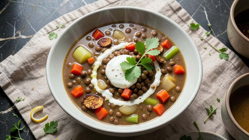 5-Star Lentil Soup Recipe: Smoky Spice and Celery Crown Crunch