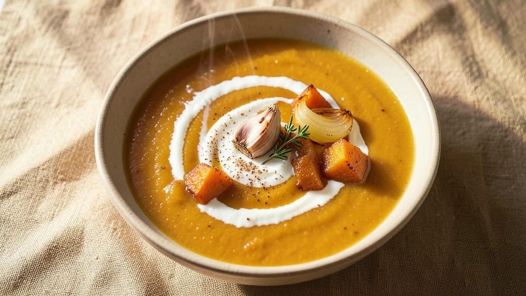 Basic Creamy Pumpkin Soup Recipe: Velvety Spice and Roasted Sweetness