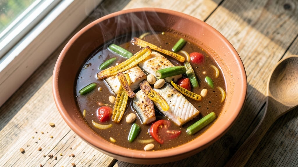 Adasi Soup Recipe: West African Peanut Stew With Crispy Plantains