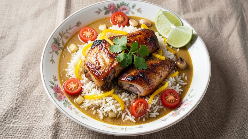 Asopao Soup Recipe: Puerto Rican Pot Roast with Celery Crown Crunch