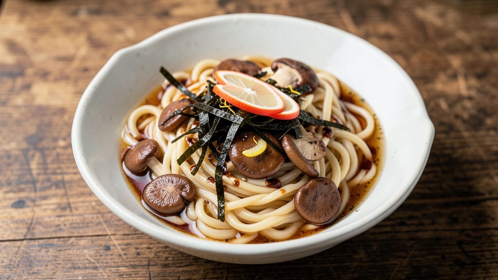 Asian Udon Noodle Soup Recipe: Slippery Noodles in Fragrant Soy-Ginger Broth