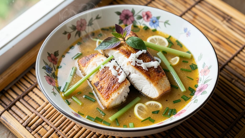 Barramundi Fish Soup Recipe: Fragrant Lemongrass and Coconut Broth Magic