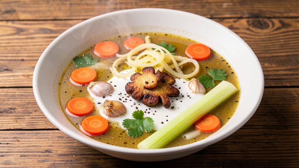 Ancient Ginger and Garlic Soup Recipe: Spiced Broth With Earthy Warmth