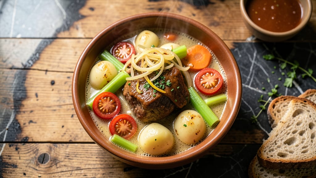 Amish Vegetable Beef Soup Recipe: Old-Fashioned Simmering With Hearty Celery Crowns