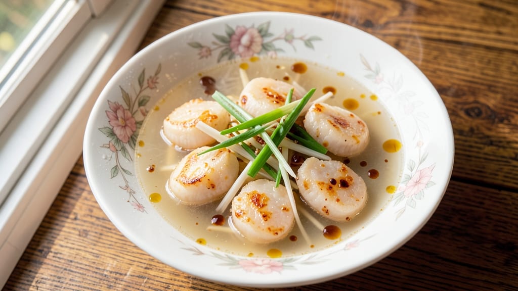 Chinese Scallop Soup Recipe: Silky Broth and Plump Scallops in 25 Minutes