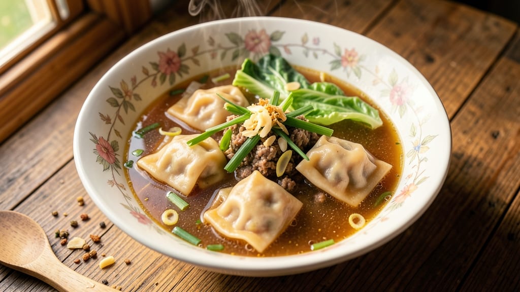 Best Ever Wonton Soup Recipe: Crispy Wontons Floating in Silky Broth