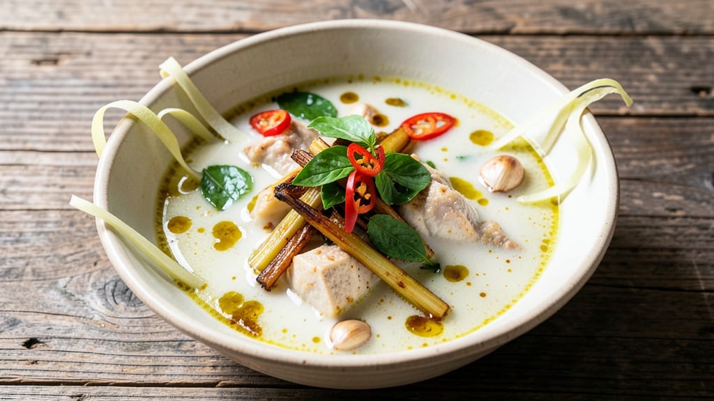 Bangla Thai Soup Recipe: Fragrant Lemongrass-Galangal Broth With Slippery Noodles