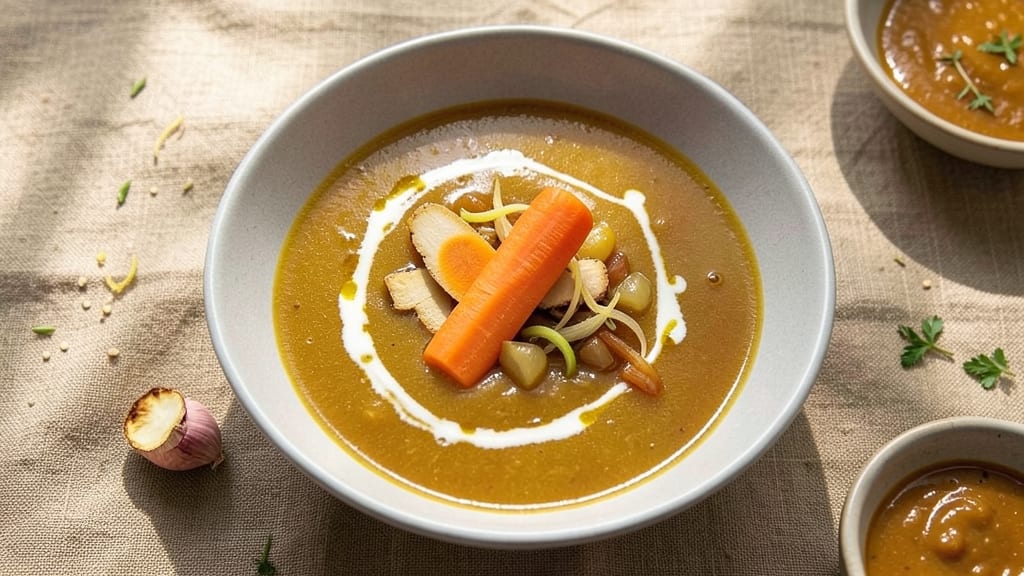 Barefoot Contessa Carrot Ginger Soup Recipe: Velvety Spice With Crispy Celery Crowns