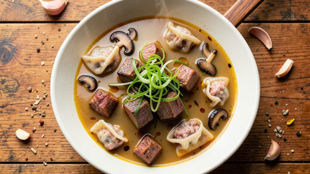 Beef Wonton Soup Recipe Panlasang Pinoy: Homestyle Richness with Crispy Wonton Crunch