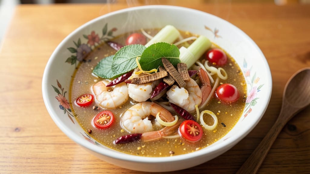 Authentic Tom Yum Goong Soup Recipe: Lemongrass-Galangal Spice Bomb