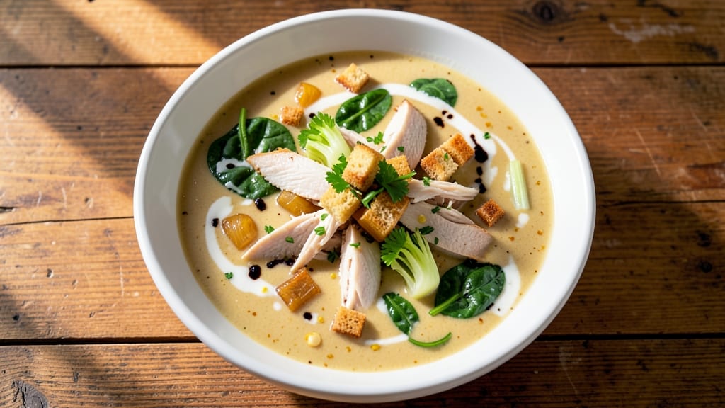 Au Bon Pain Chicken Florentine Soup Recipe: Creamy Spinach and Celery Crown Crunch