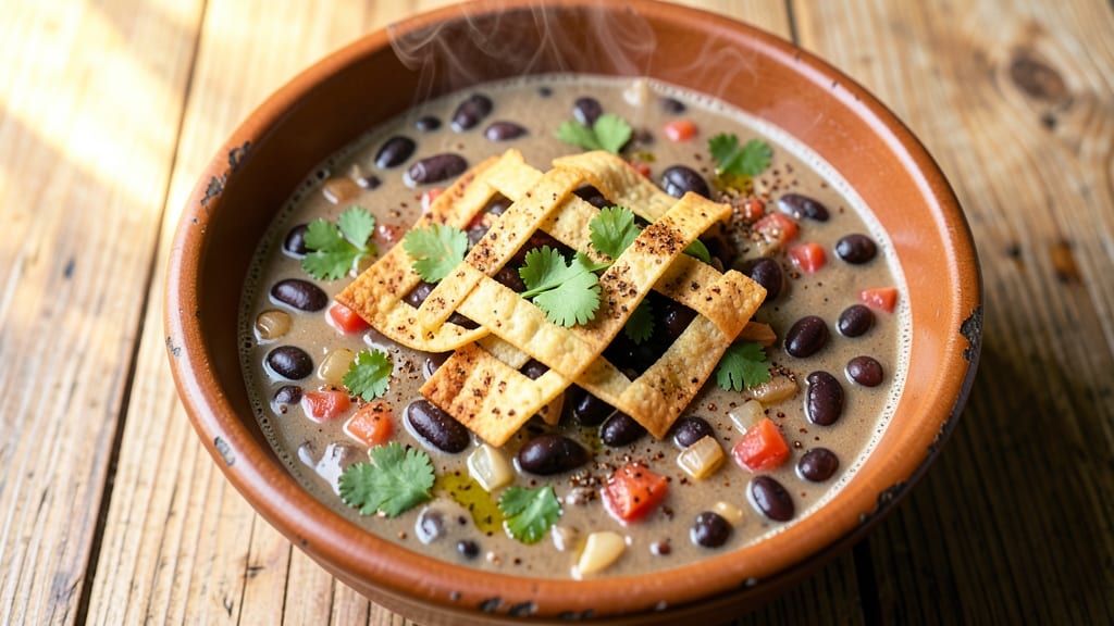 Authentic Mexican Black Bean Soup Recipe: Smoky Cumin and Garlic Infusion