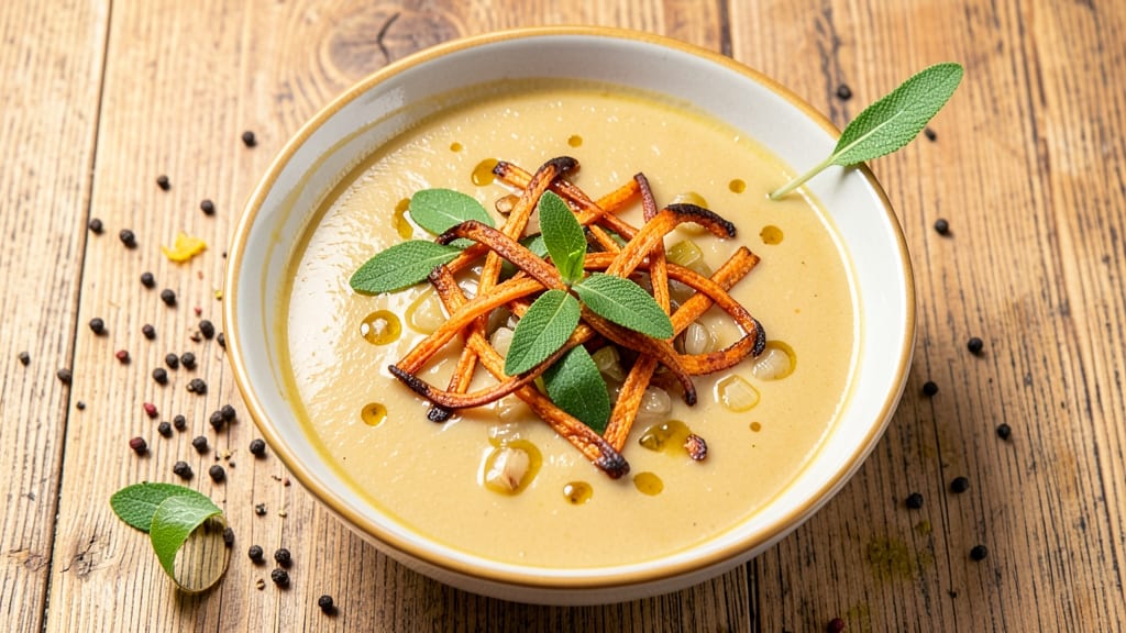 Aromatic Butternut Squash Soup Recipe: Velvety Texture With Toasted Sage Swirl