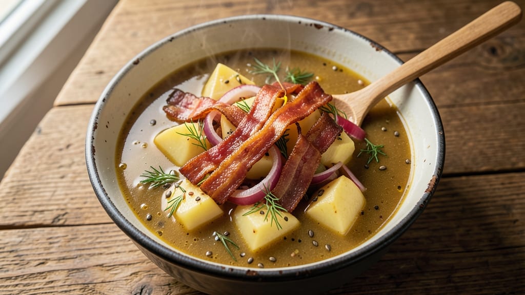 Authentic German Potato Soup Recipe: Savory Bacon and Caraway Comfort in One Pot