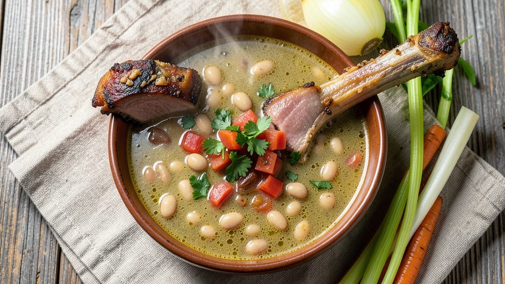 Bean and Ham Soup Recipe With Ham Bone: Rich Bone Broth Depth and Savory Umami