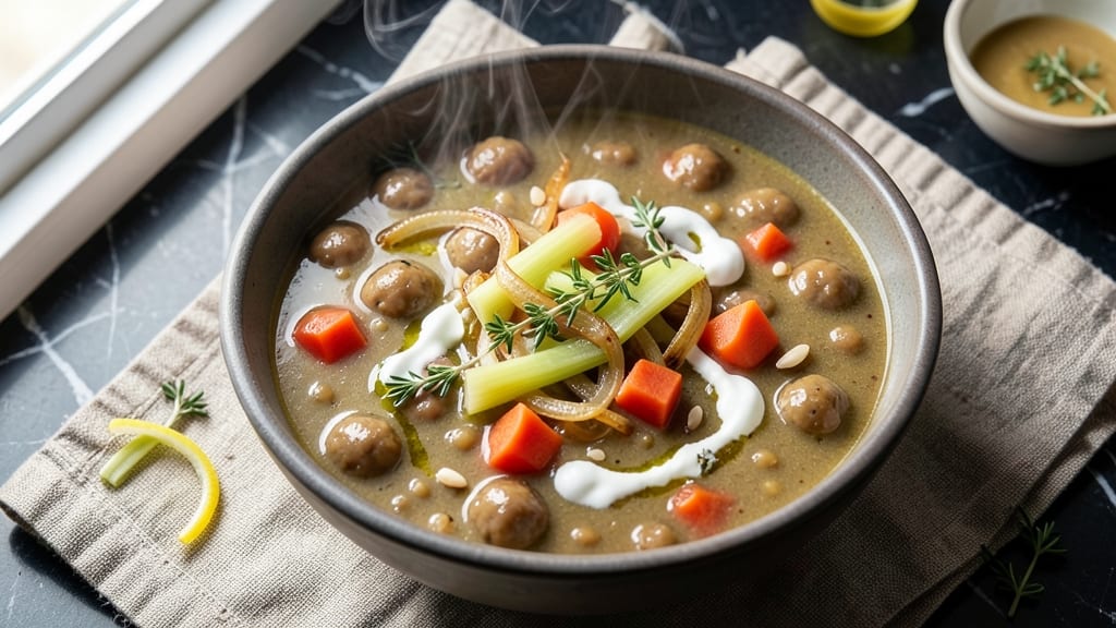 Ball Split Pea Soup Recipe: Herb-Infused Heartiness in One Pot