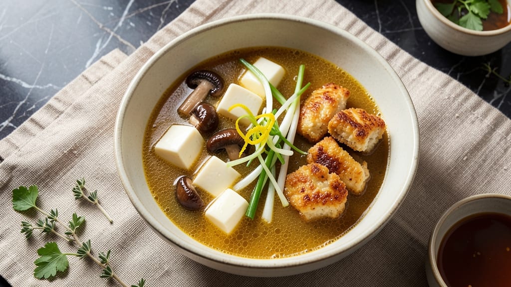 Bento Soup Recipe: Japanese-Inspired Comfort With Crunchy Toppings