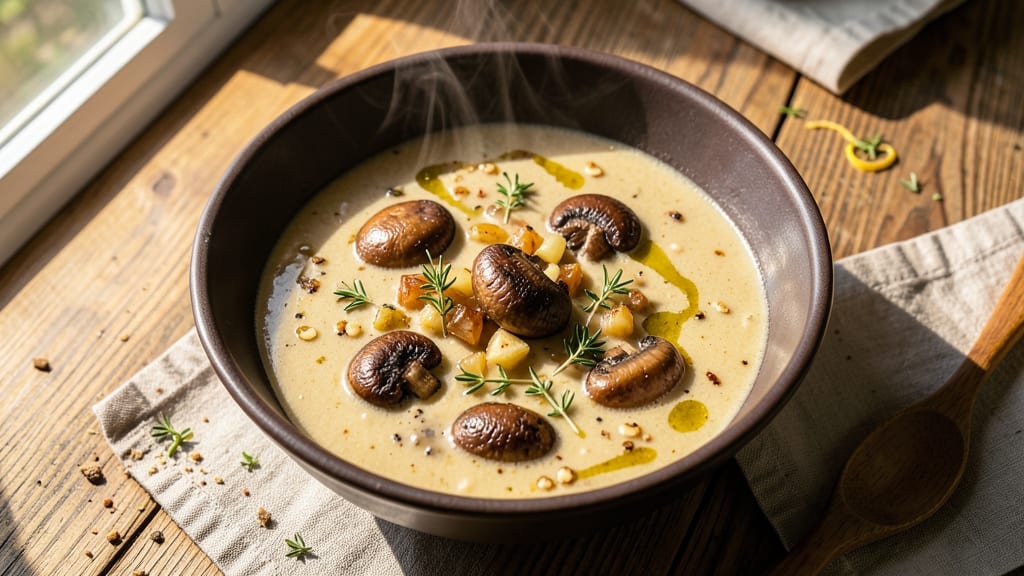 Beech Mushroom Soup Recipe: Earthy Depth With Umami-Rich Roasted Base