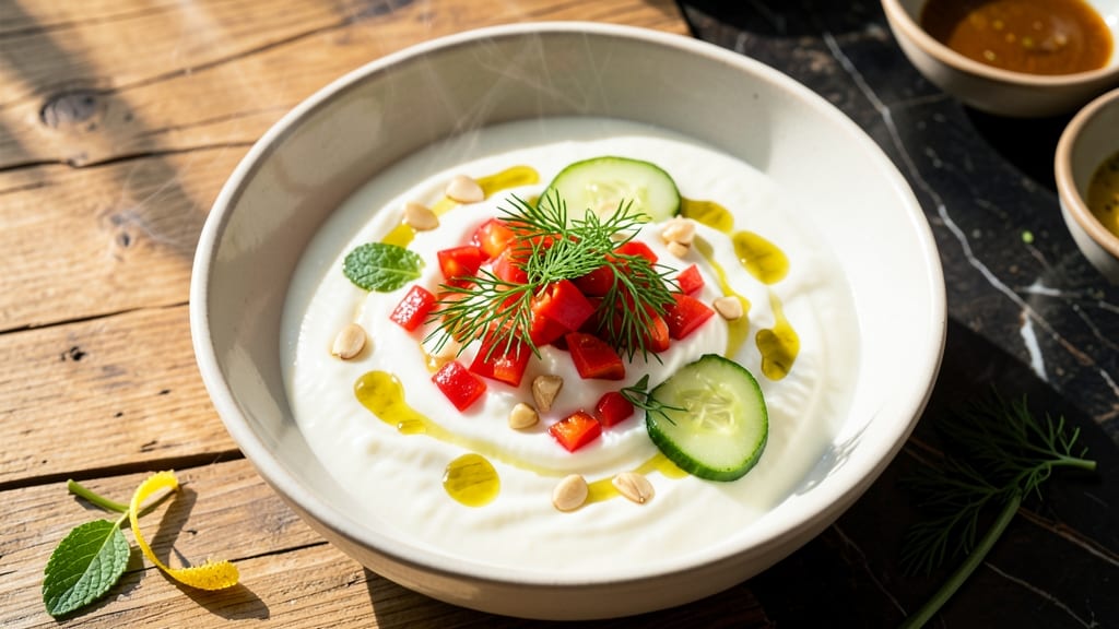 Armenian Yogurt Soup Recipe: Tart Dill and Herb-Infused Cooling Delight