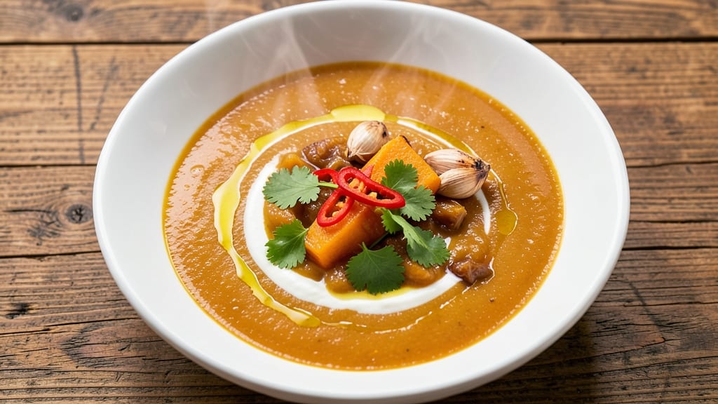 AIP Butternut Squash Soup Recipe: Creamy Coconut Milk Velout With Toasted Coconut Crunch